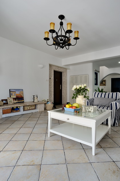 铭豪花苑151平米地中海风格3室2厅效果图台州装修椒江